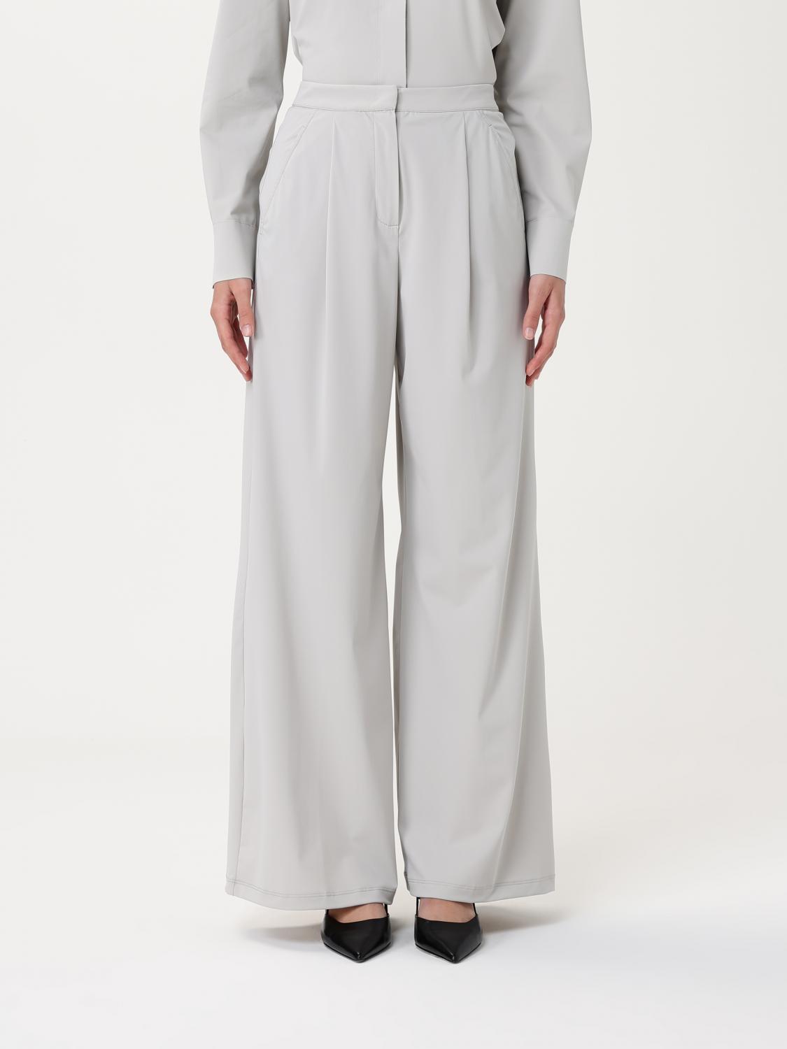Mm Max Mara Pants Woman Color Grey In グレー
