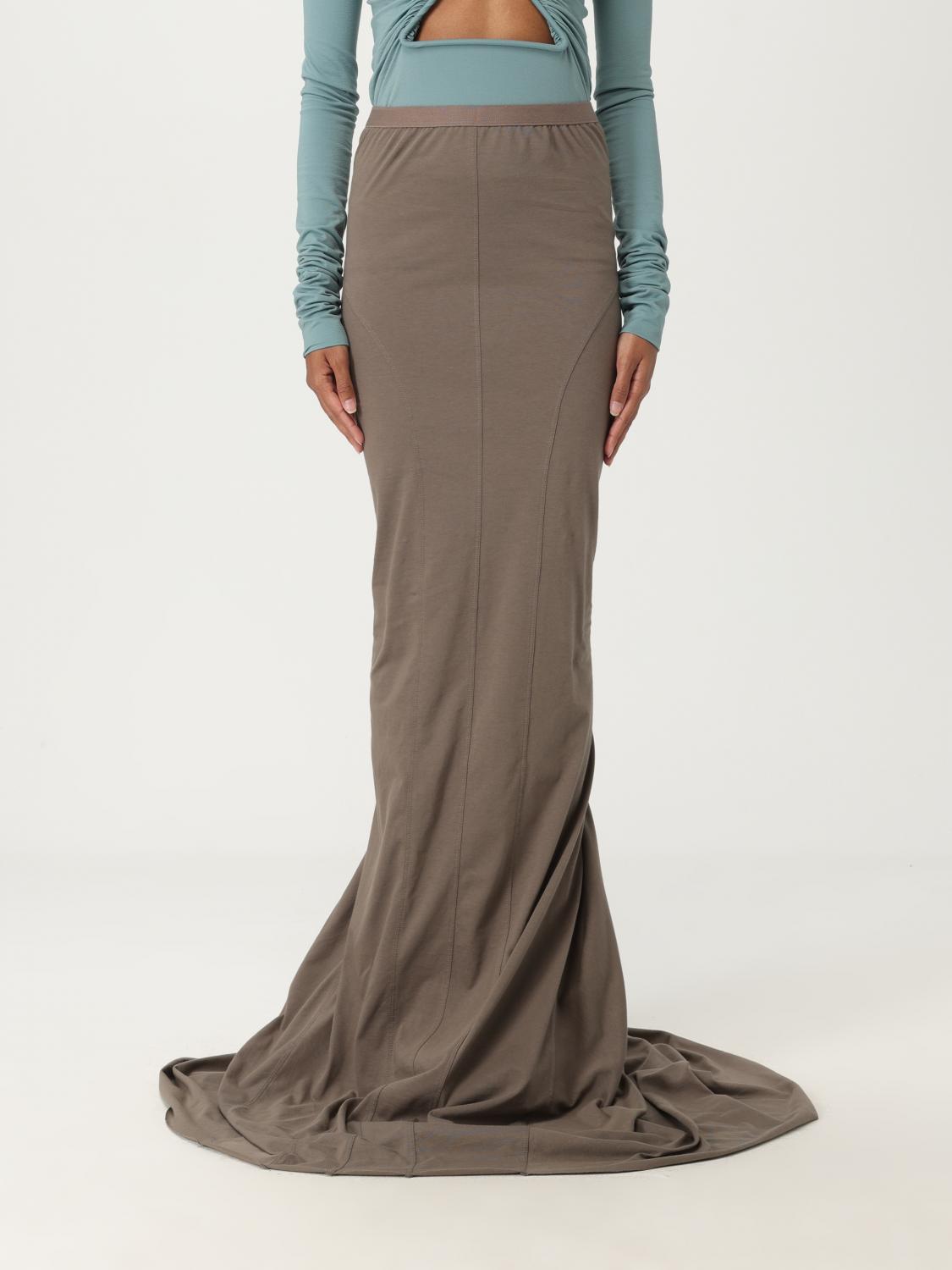 Rick Owens Skirt Woman Color Grey