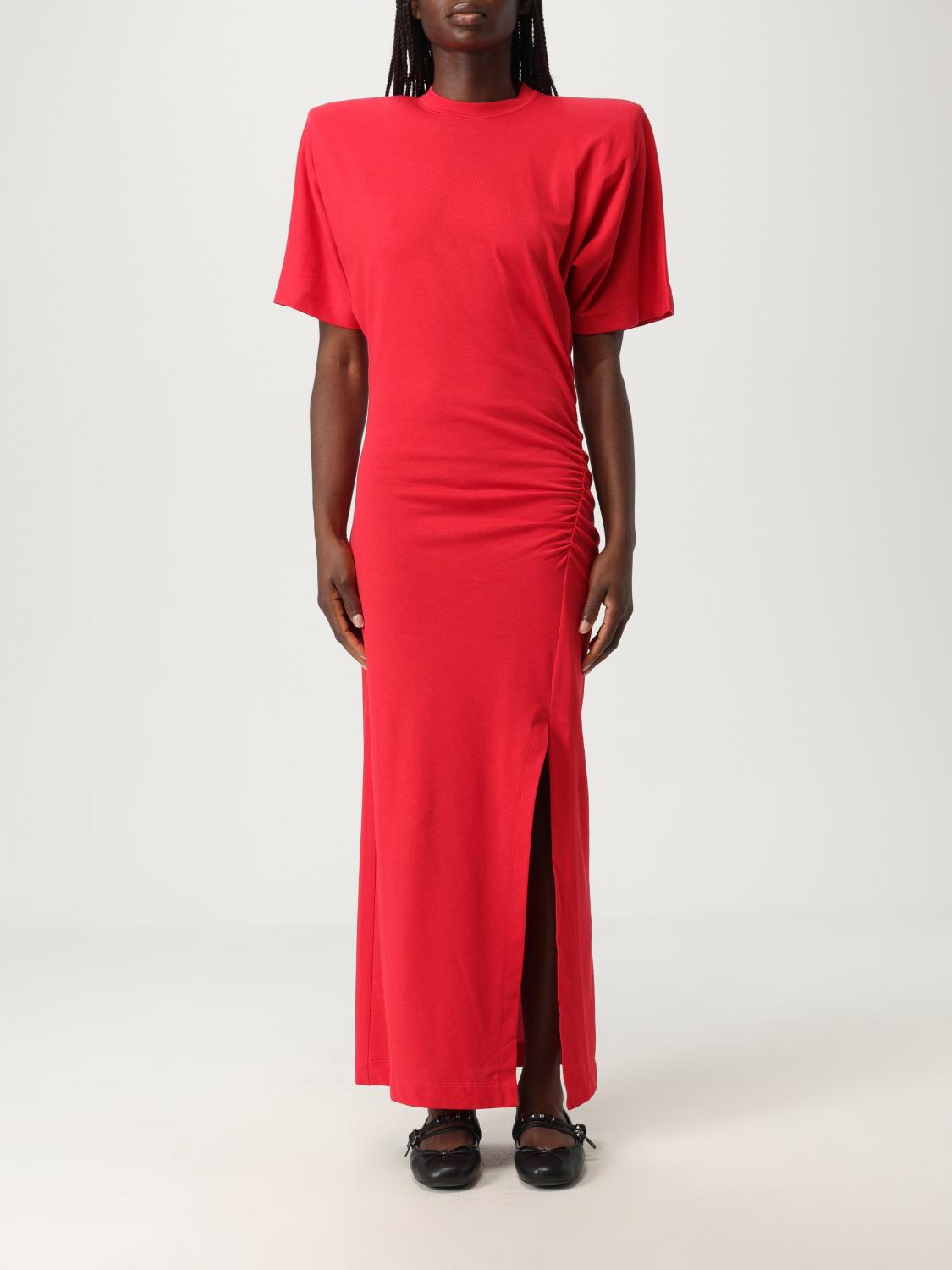 Pinko Long T-shirt Dress With Padded Shoulders