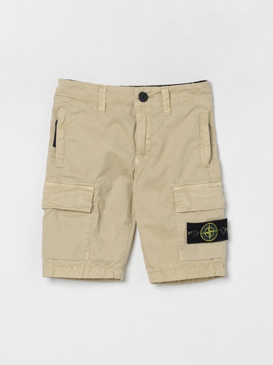 STONE ISLAND JUNIOR Shorts Kids color Sand　STONE ISLAND JUNIOR ショーツ キッズカラー サンド STONE