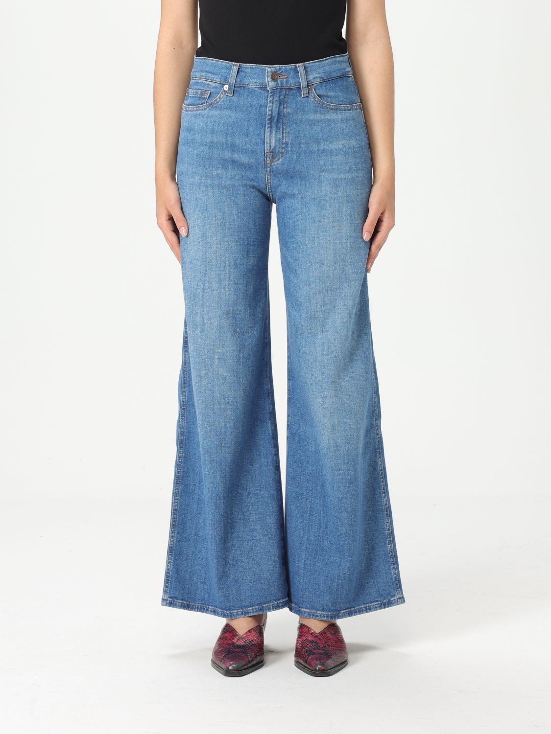 7 For All Mankind Modern Dojo Tailorless Jeans In Blue