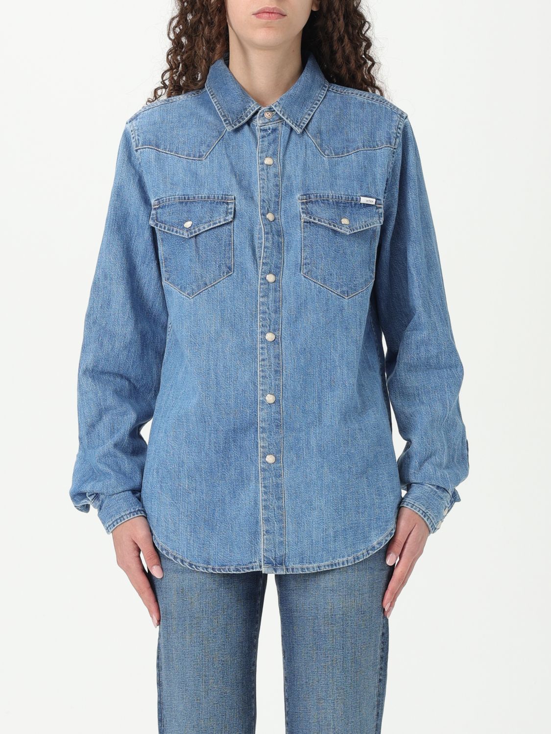 Mother Shirt Woman Color Blue In Blue