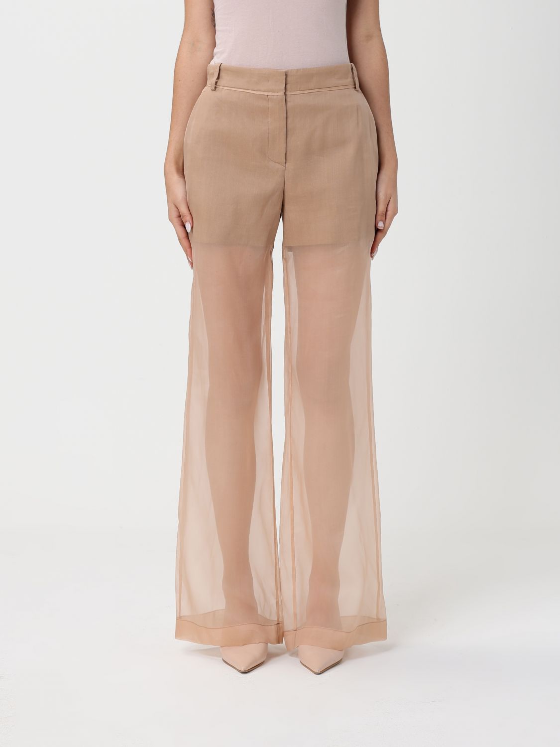 Pinko Pants Woman Color Brown