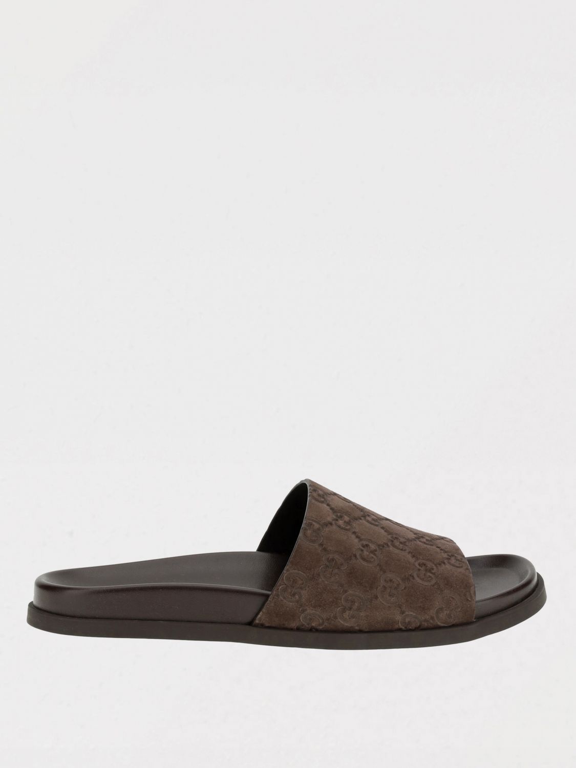 Sandals GUCCI Men color Brown