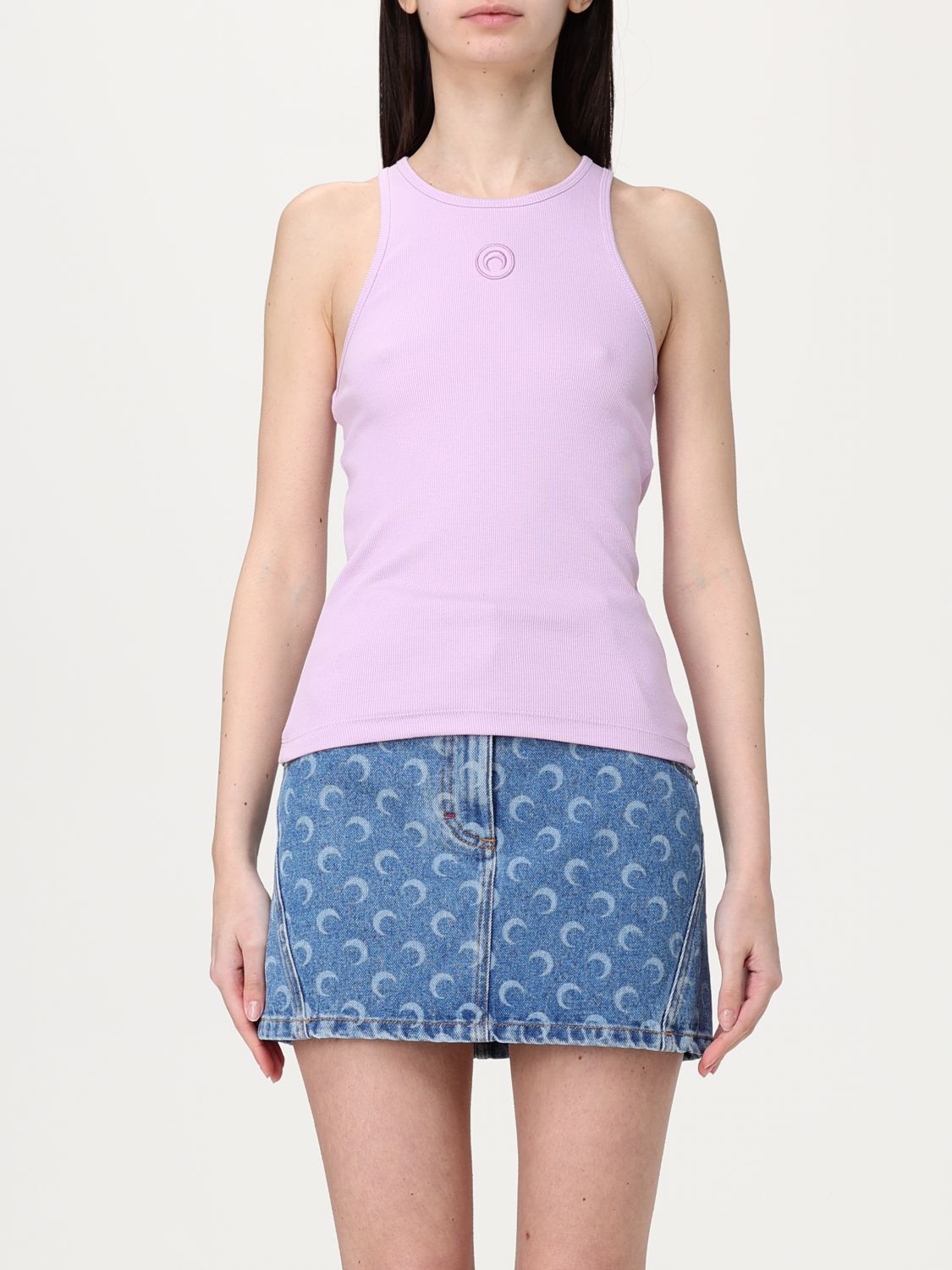 Marine Serre Top  Woman Color Lilac