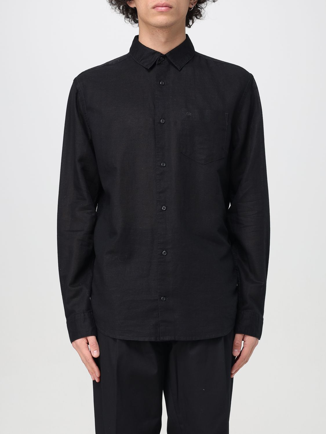 Calvin Klein Shirt  Men Colour Black