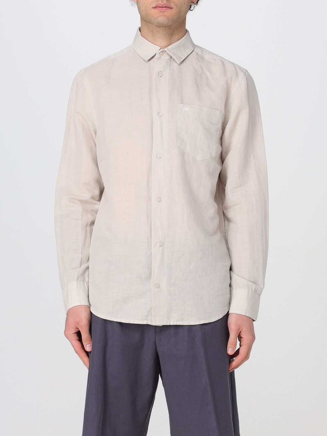 Calvin Klein Shirt  Men Colour Grey