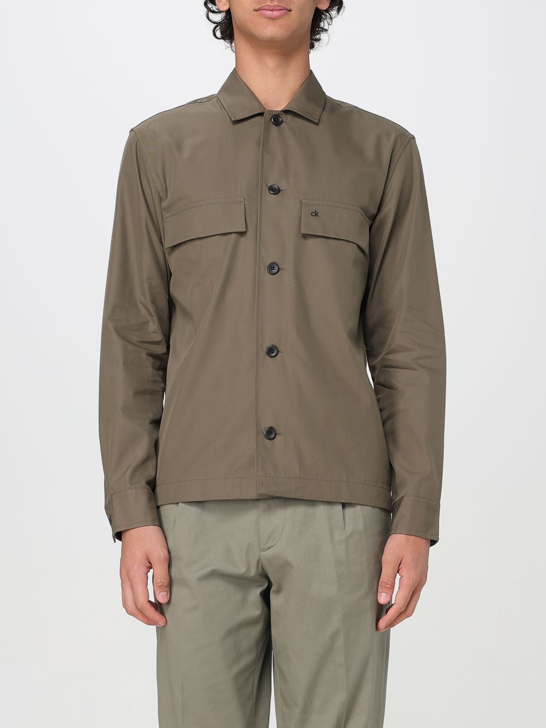 Calvin Klein Shirt  Men Colour Green