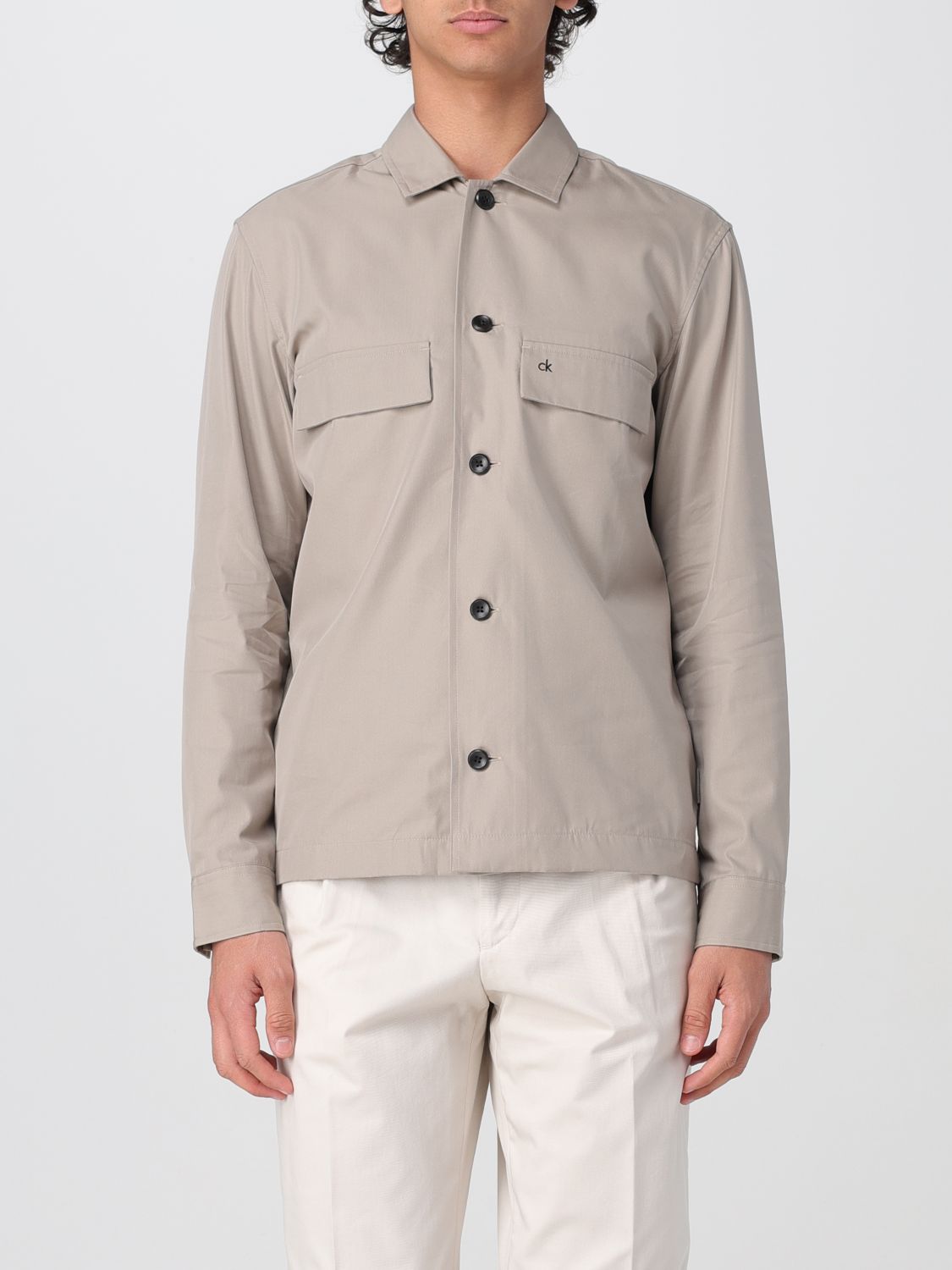 Calvin Klein Shirt  Men Colour Kaki