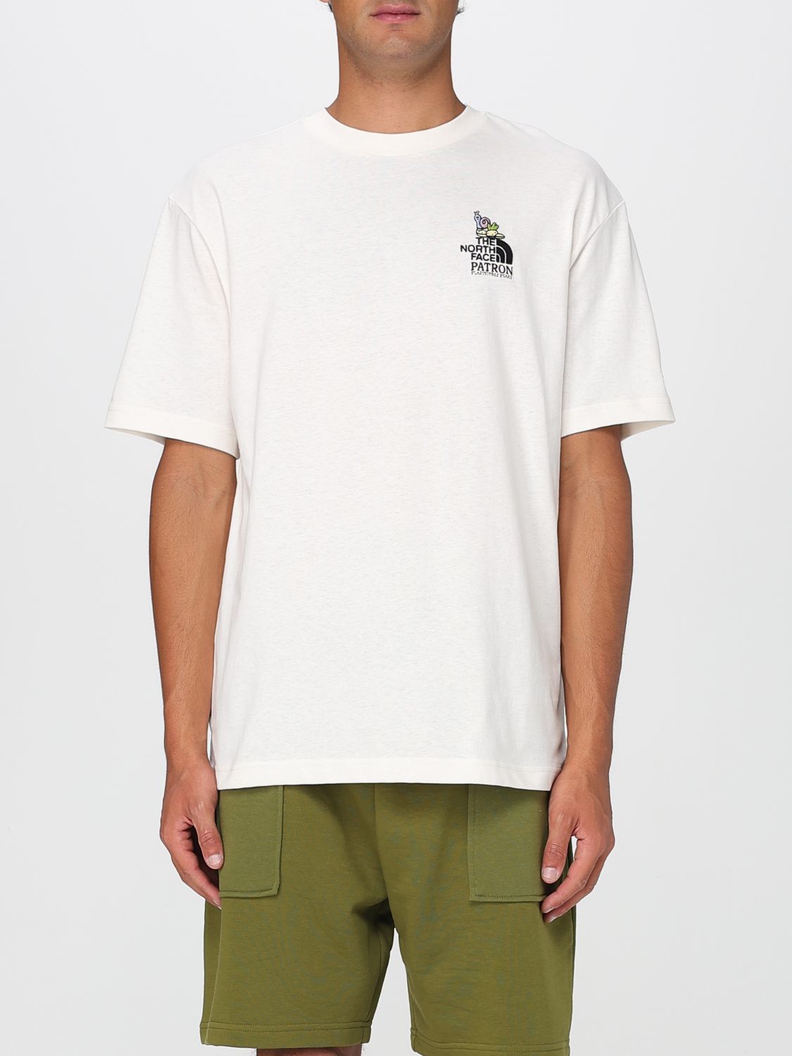 Shop The North Face T-shirt Men Color Beige