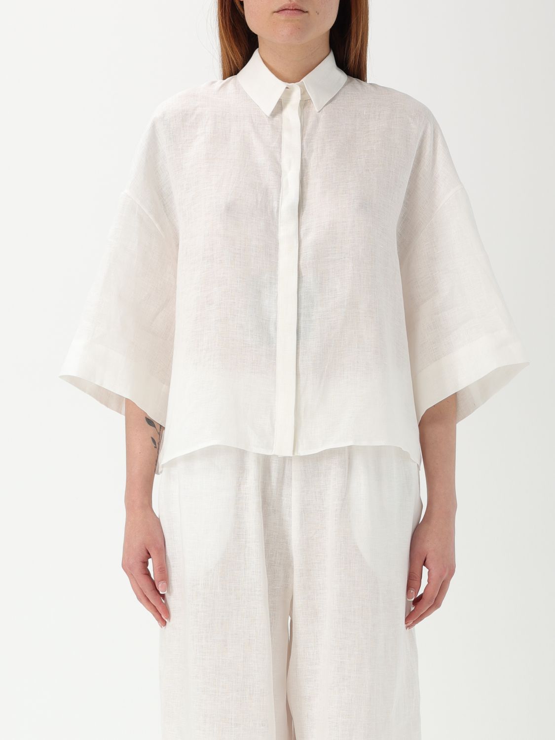 Mm Max Mara T-shirt  Woman Color White