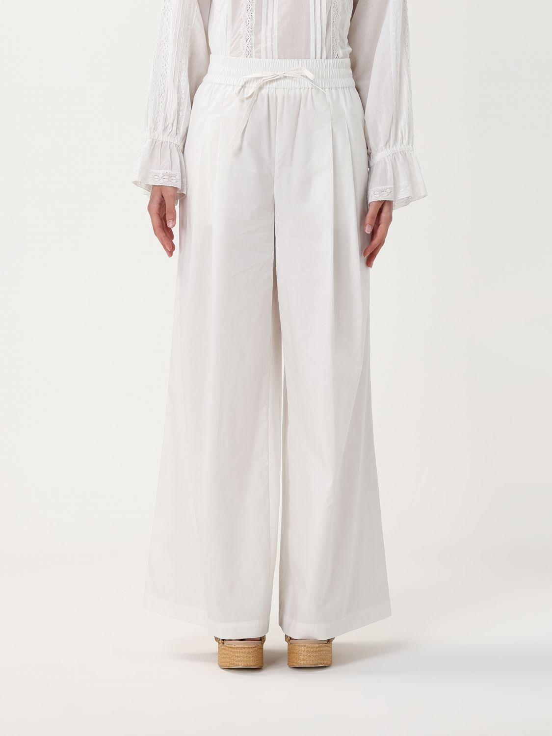 Twinset Pants  Woman Color White