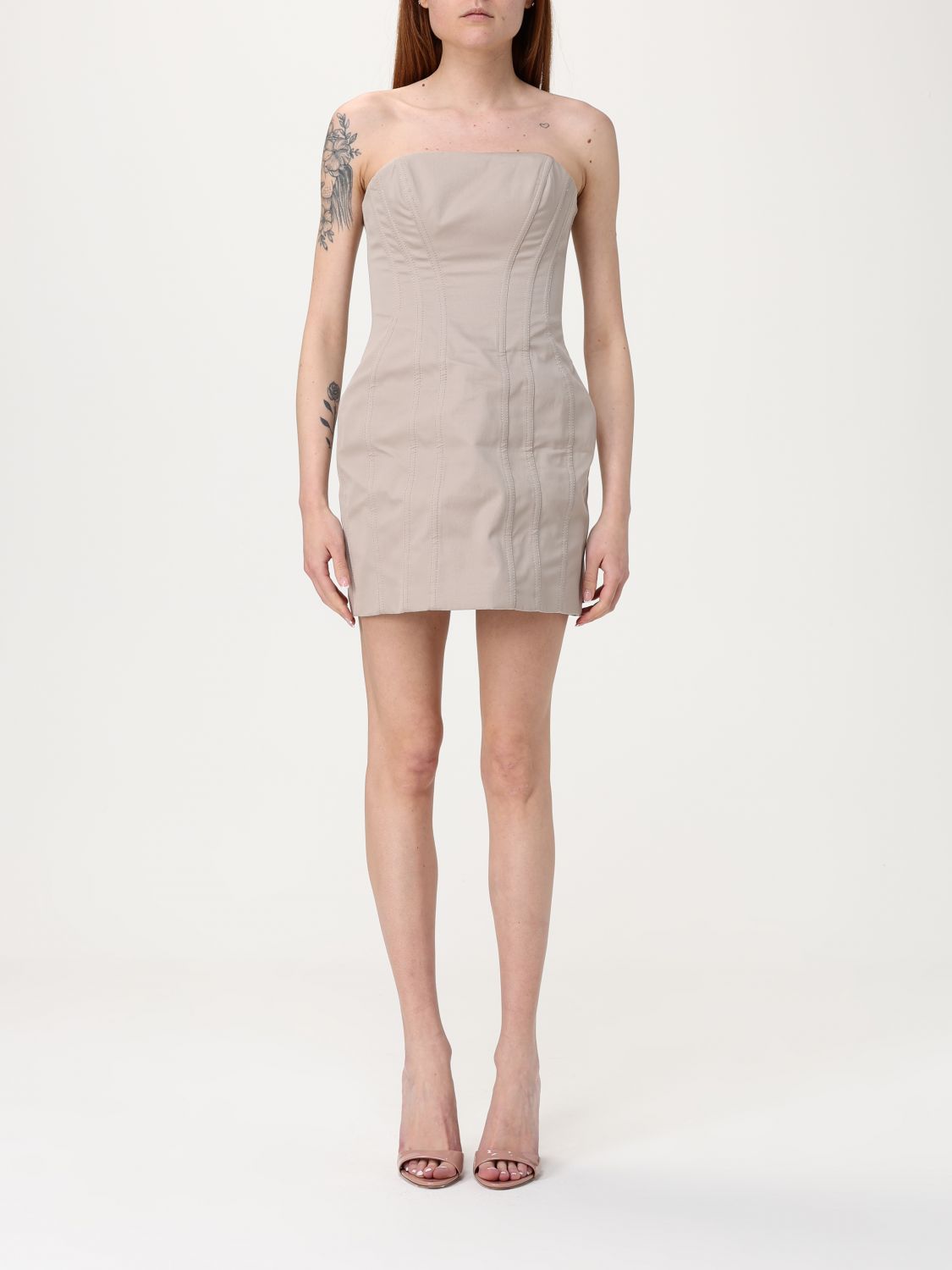 Elisabetta Franchi Dress  Woman Color Grey