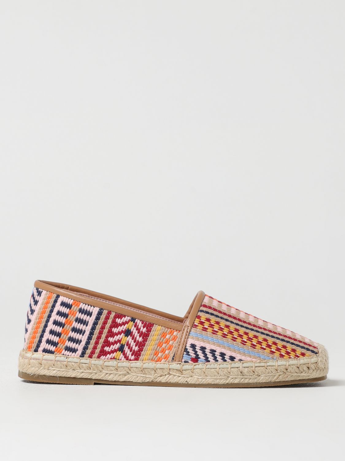 Coccinelle Striped Espadrilles In Gnawed Blue