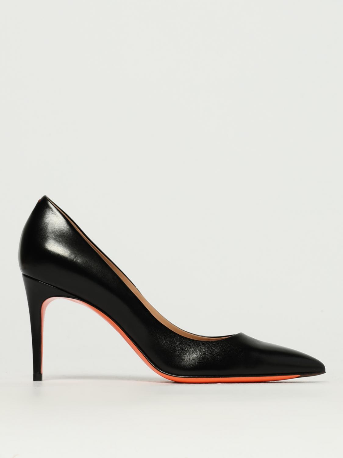 Santoni Pumps  Woman Color Black In Black