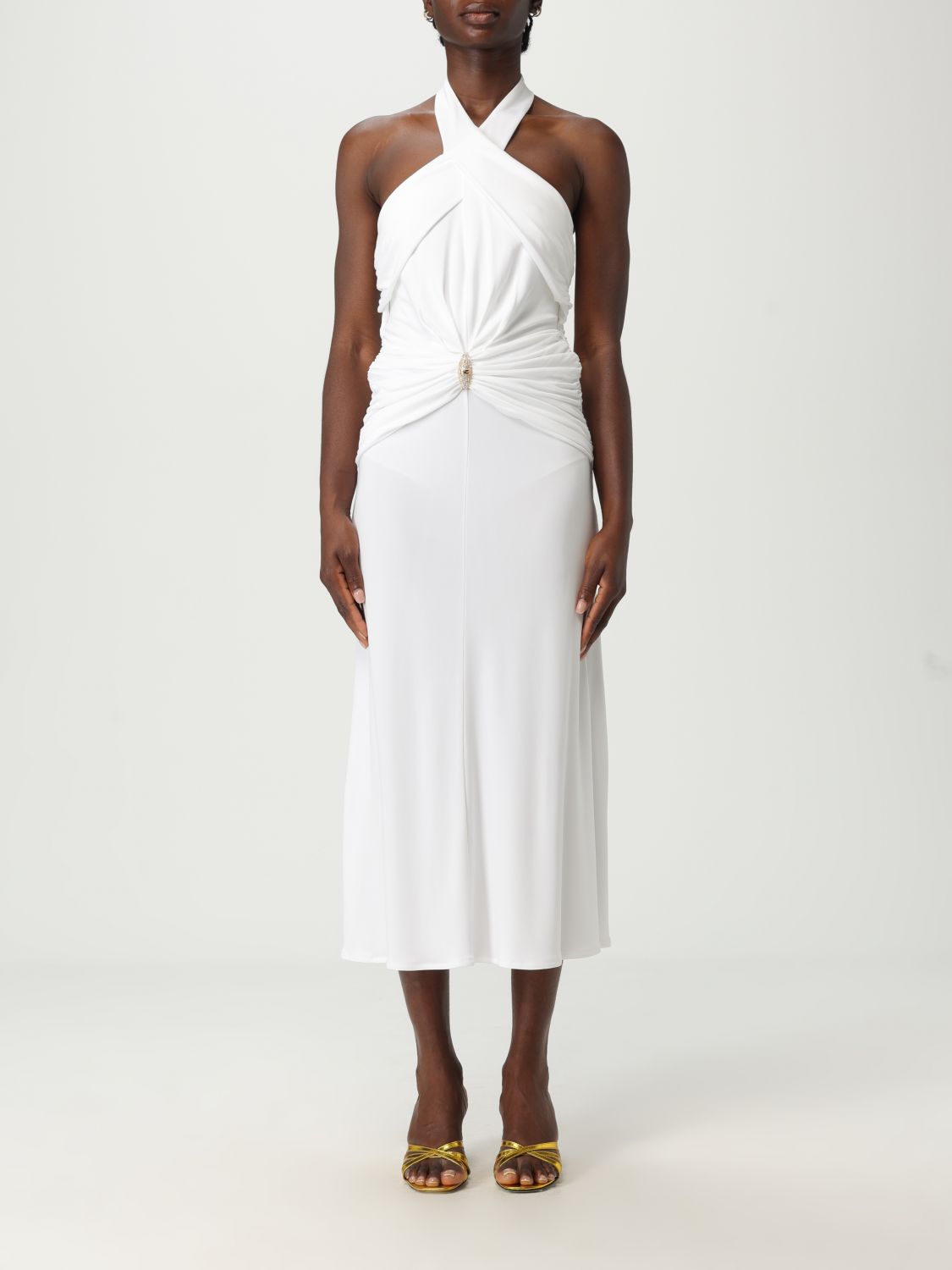 Elisabetta Franchi Dress  Woman Color Ivory In White