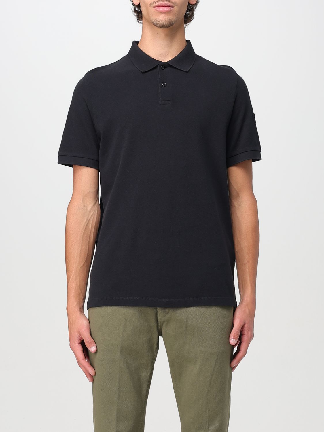SAVE THE DUCK POLO SHIRT SAVE THE DUCK MEN COLOR BLACK G89496002