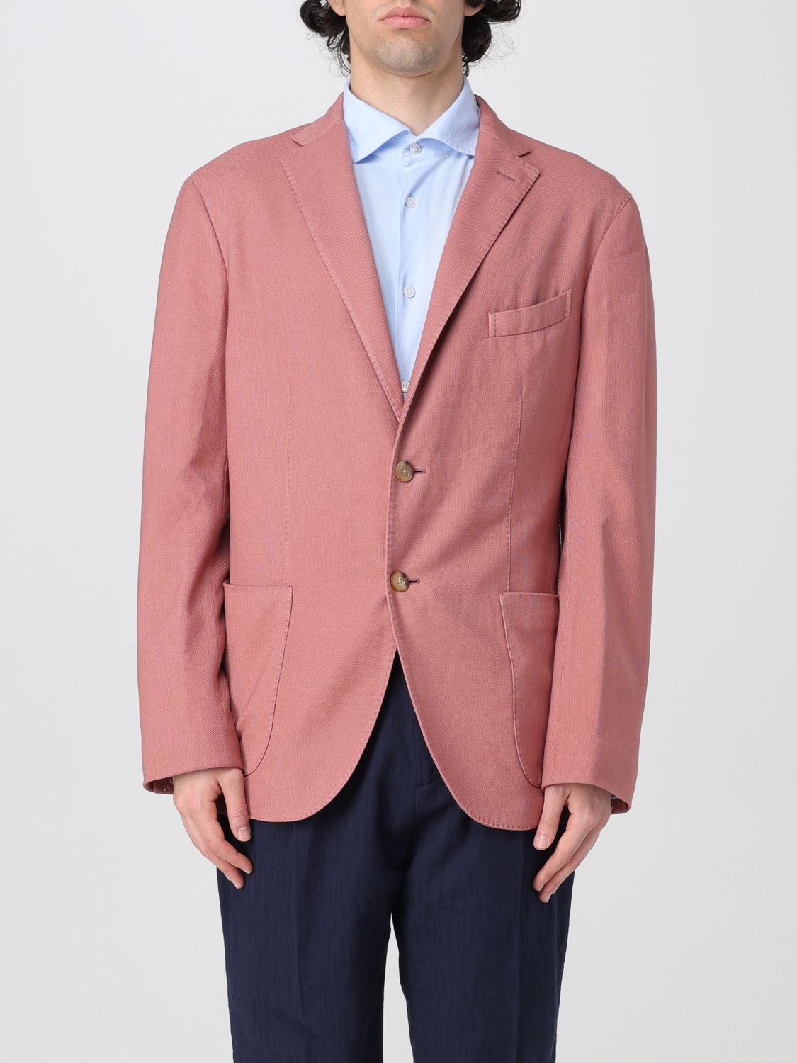 Boglioli Blazer Men Color Pink In Pink