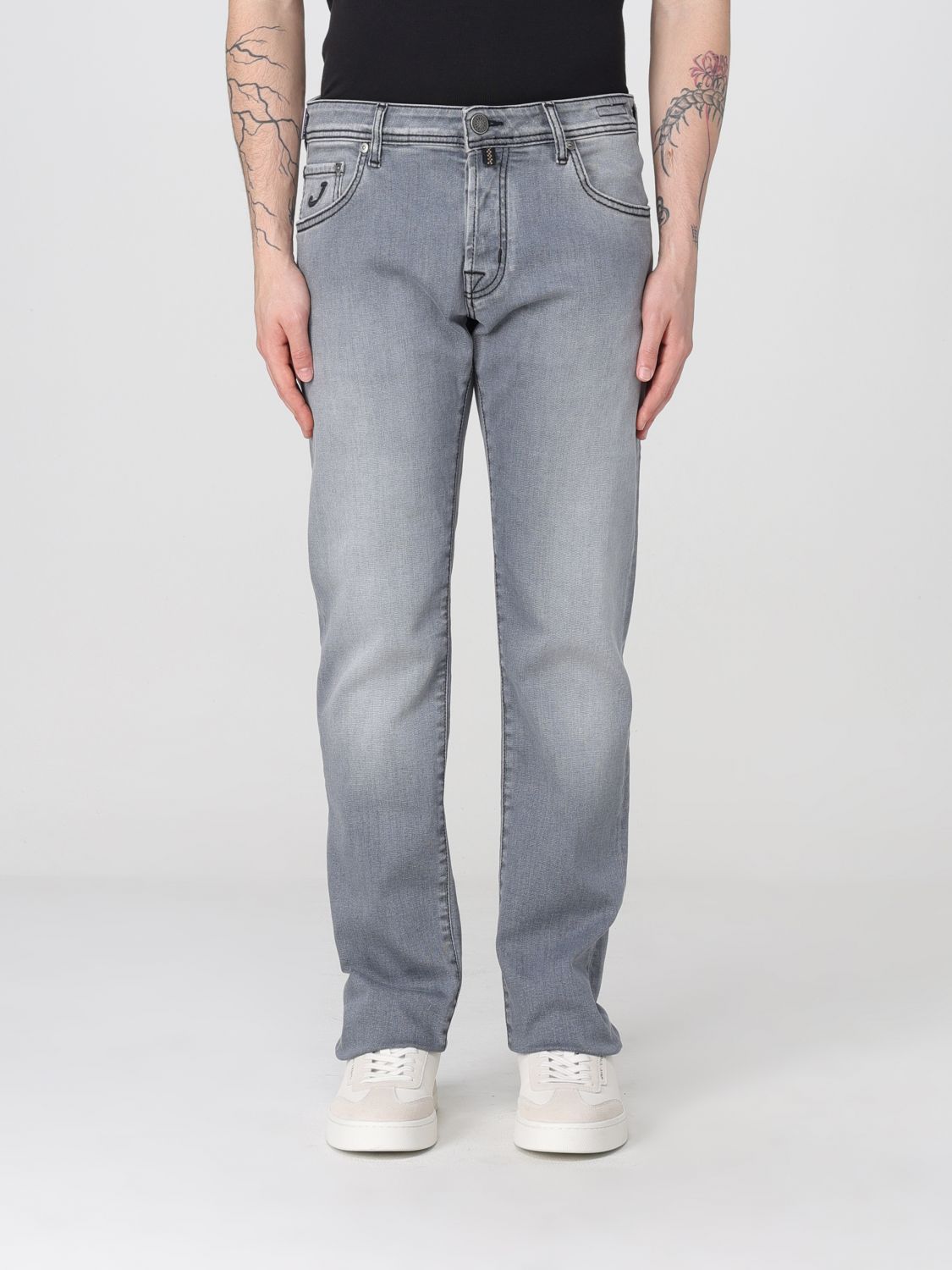 JACOB COHEN JEANS JACOB COHEN MEN COLOR GREY G89541020