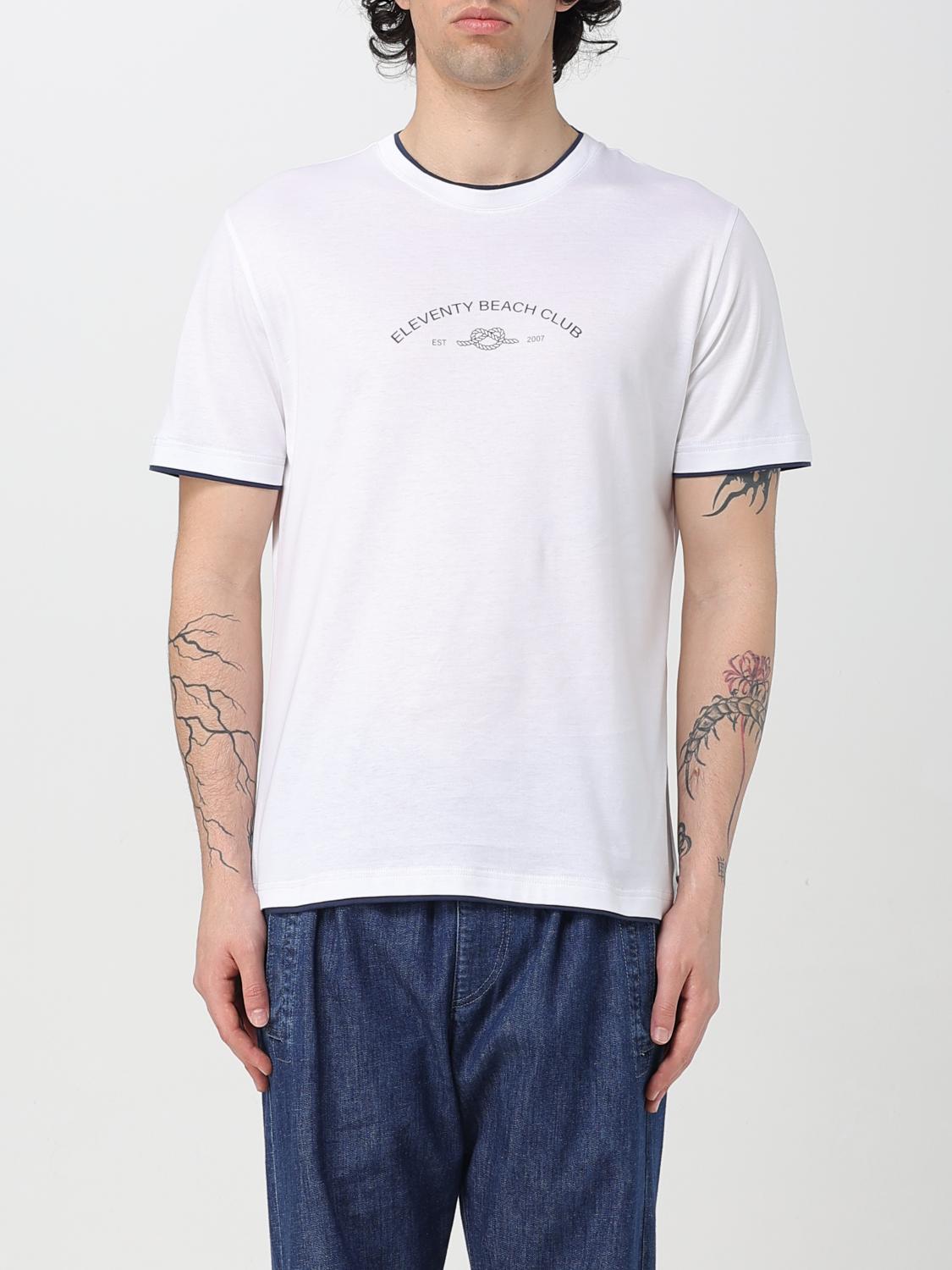 Eleventy T-shirt Men Color White In White