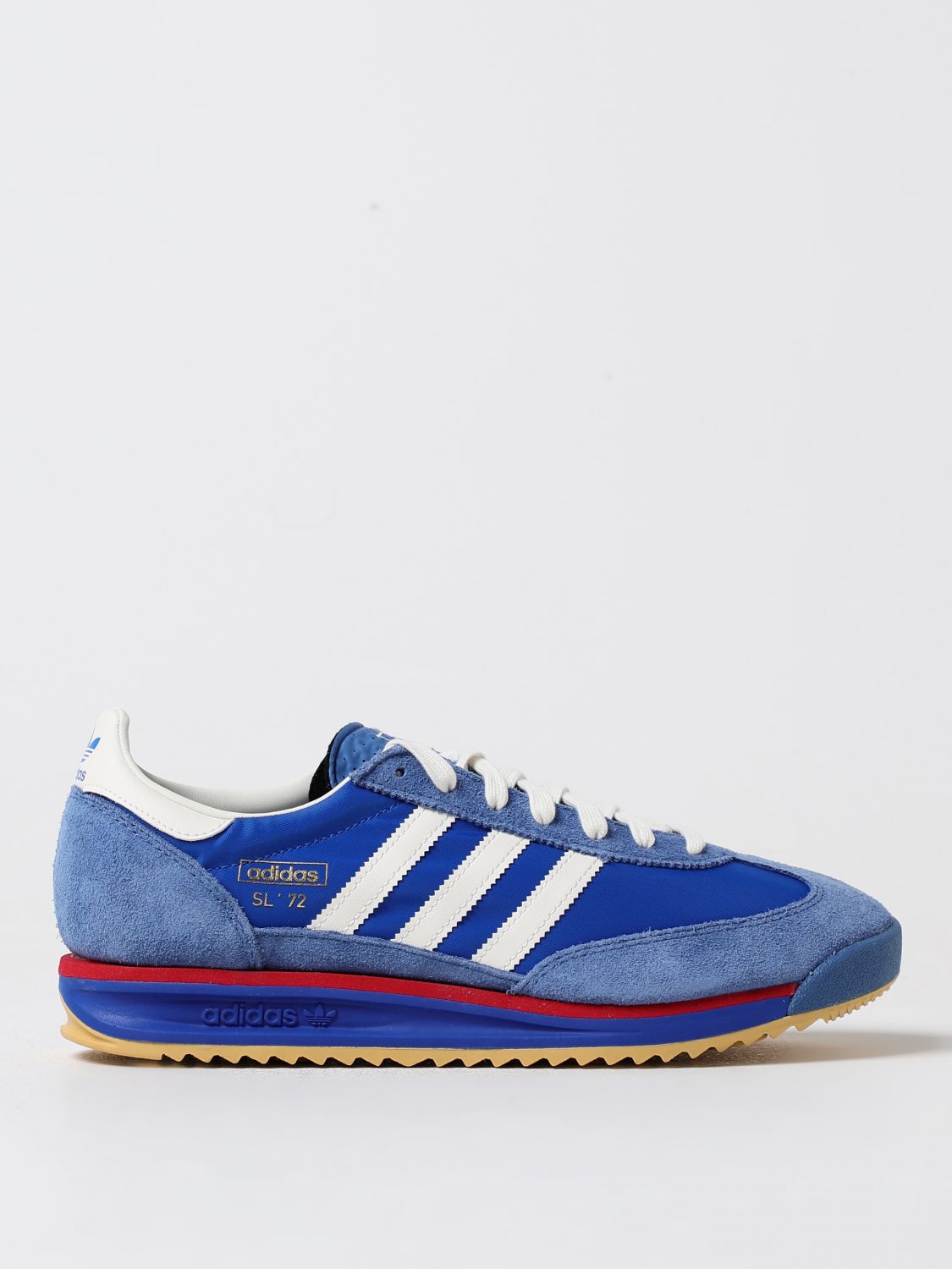Adidas Originals Sl 72 Rs Shell And Suede Sneakers In Blue