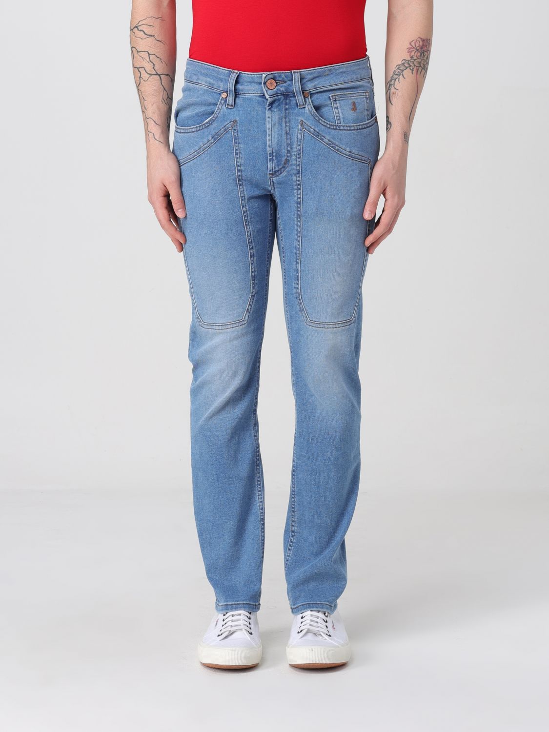 Jeckerson Jeans  Men Color Blue 1 In Blue 1