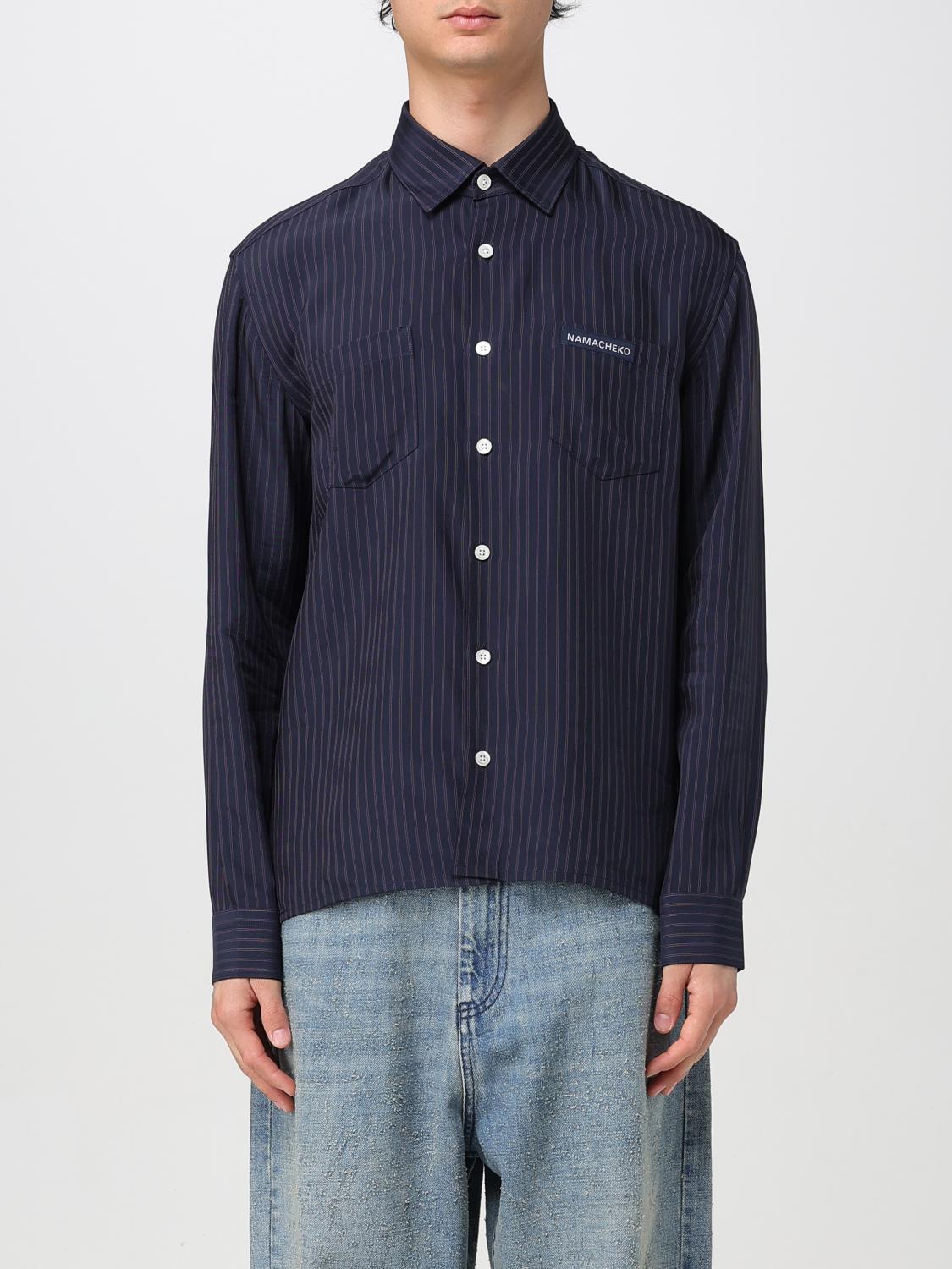 Namacheko Shirt Striped Collar Button-down