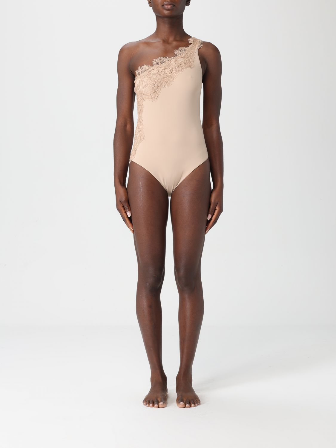 Ermanno Scervino Swimsuit Woman Color Beige In Neutral