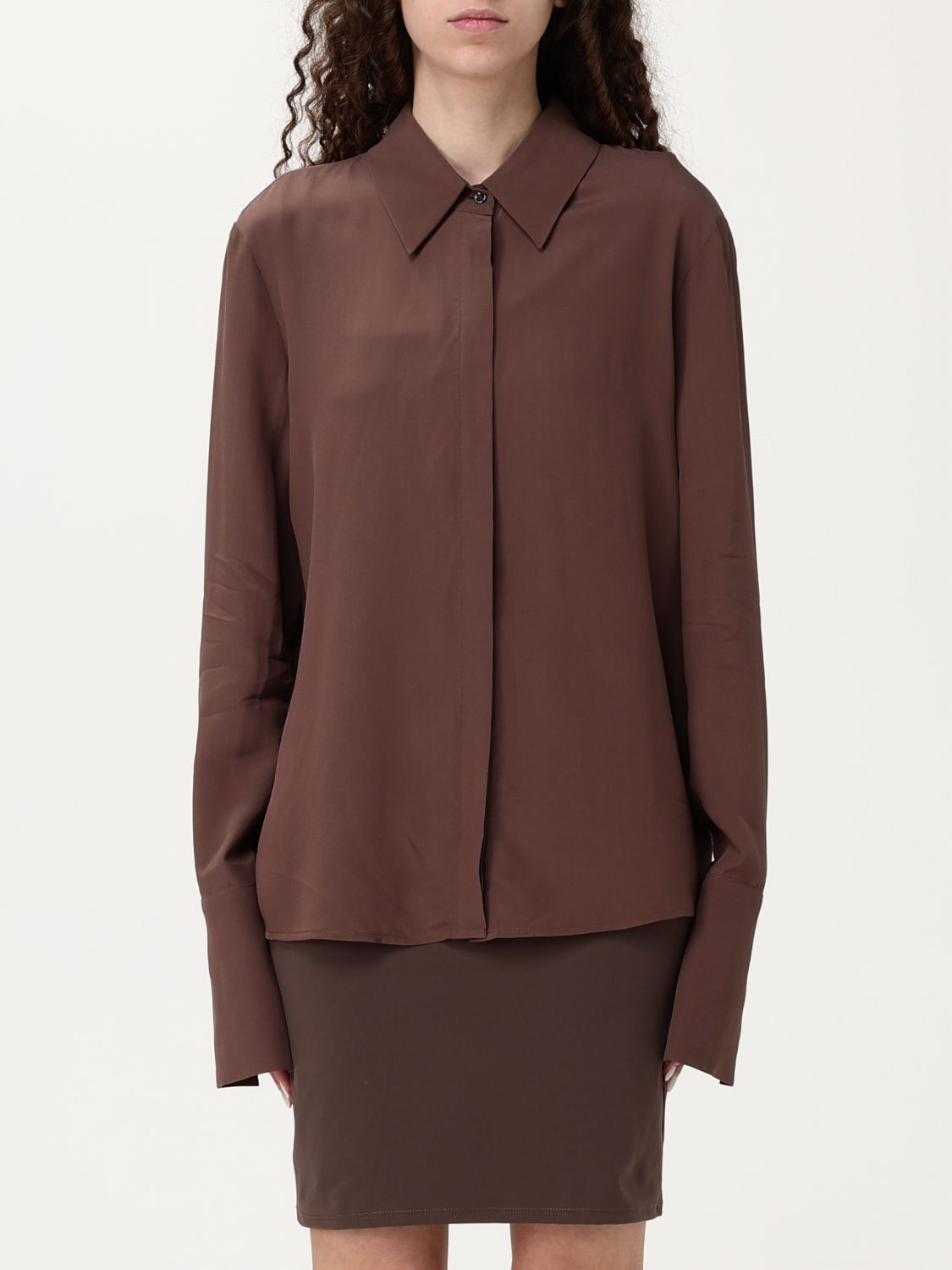 Patrizia Pepe T-shirt  Woman Color Brown
