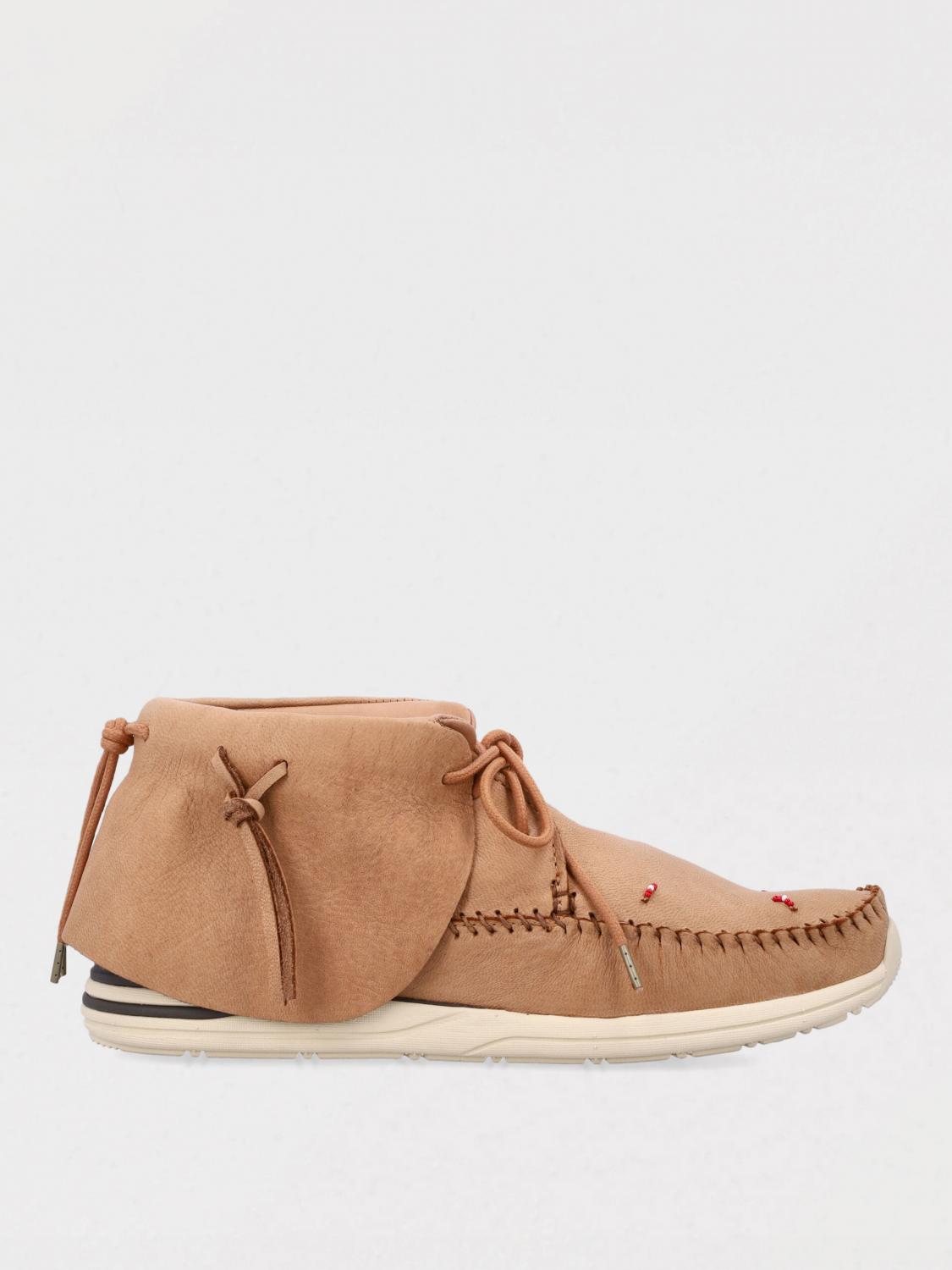 Visvim Lhamo-folk Derby Shoes In Brown