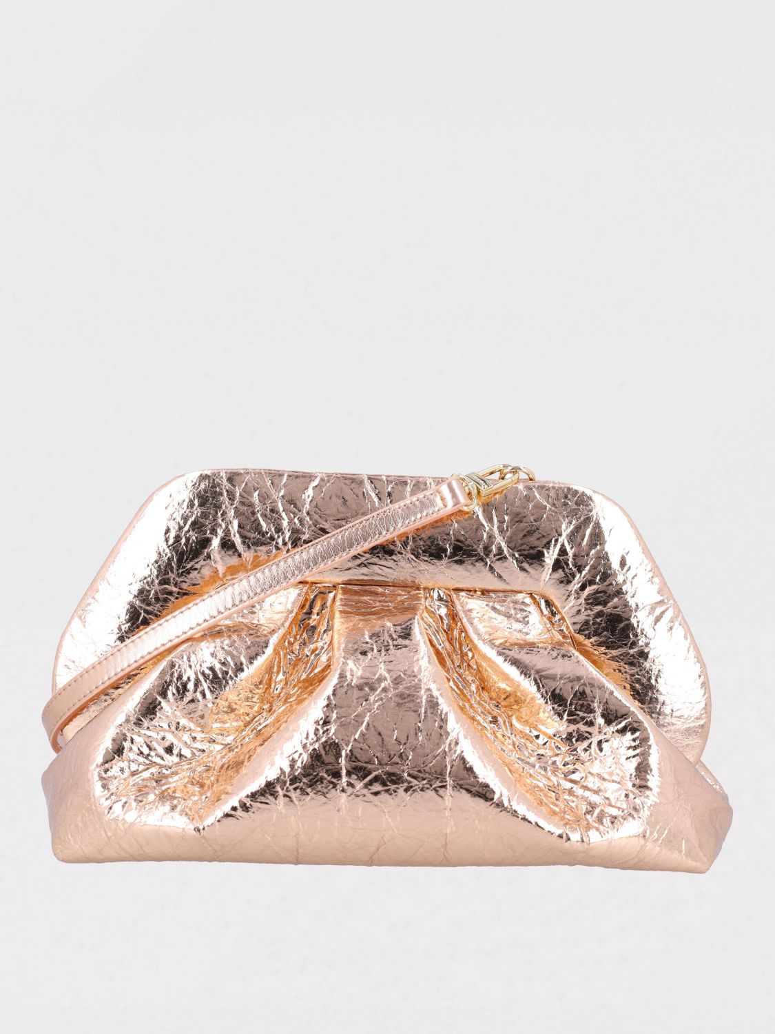 Themoirè Tia Pineapple Clutch In Pink