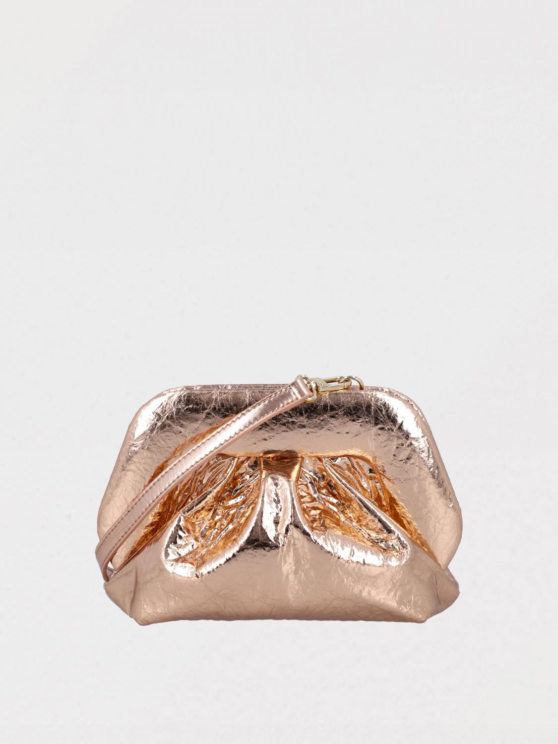 Themoirè Gea Pineapple Clutch In Pink