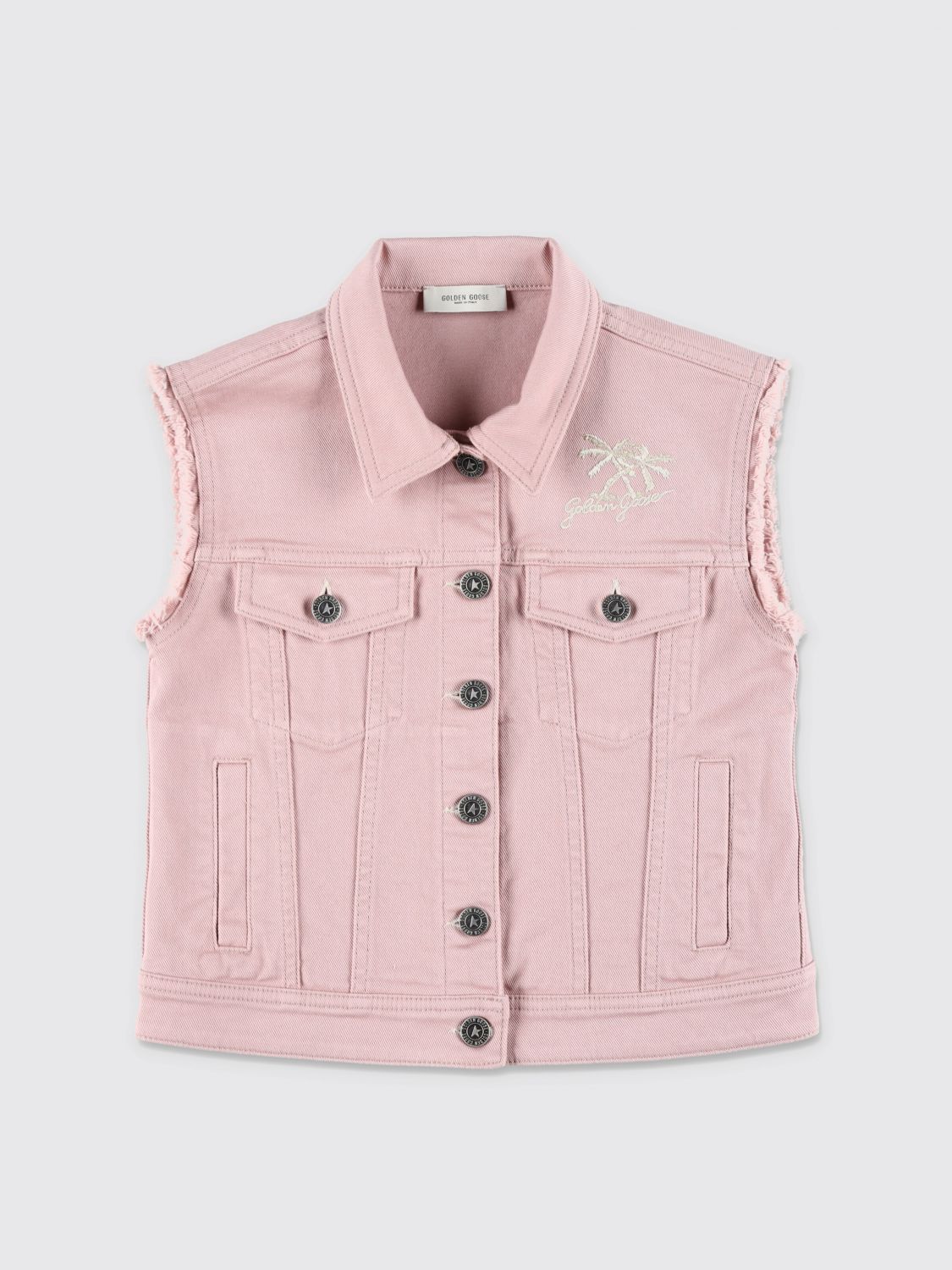 Golden Goose Vestcoat Kids Color Pink In Pink