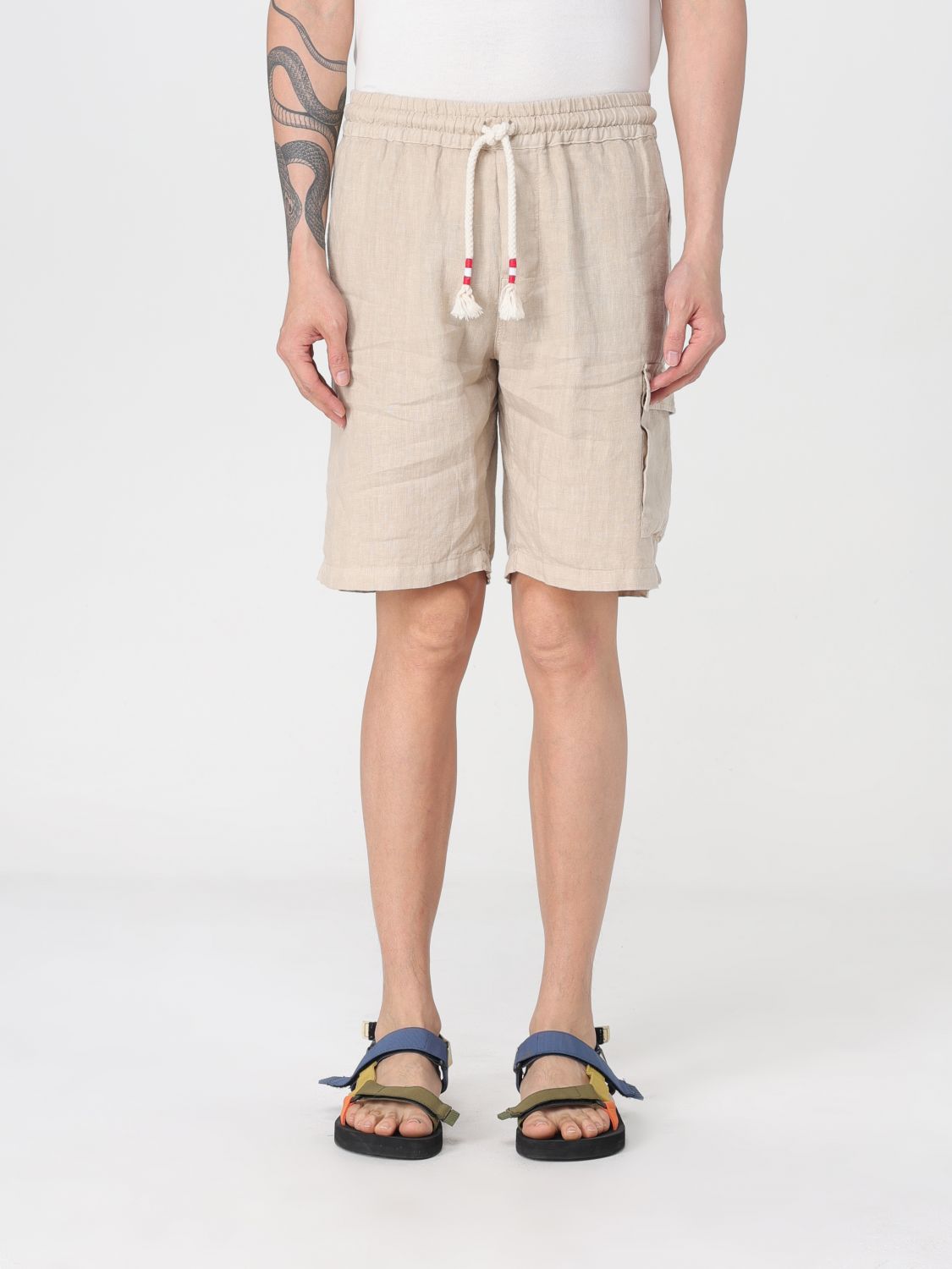 Mc2 Saint Barth Short Men Color Gold