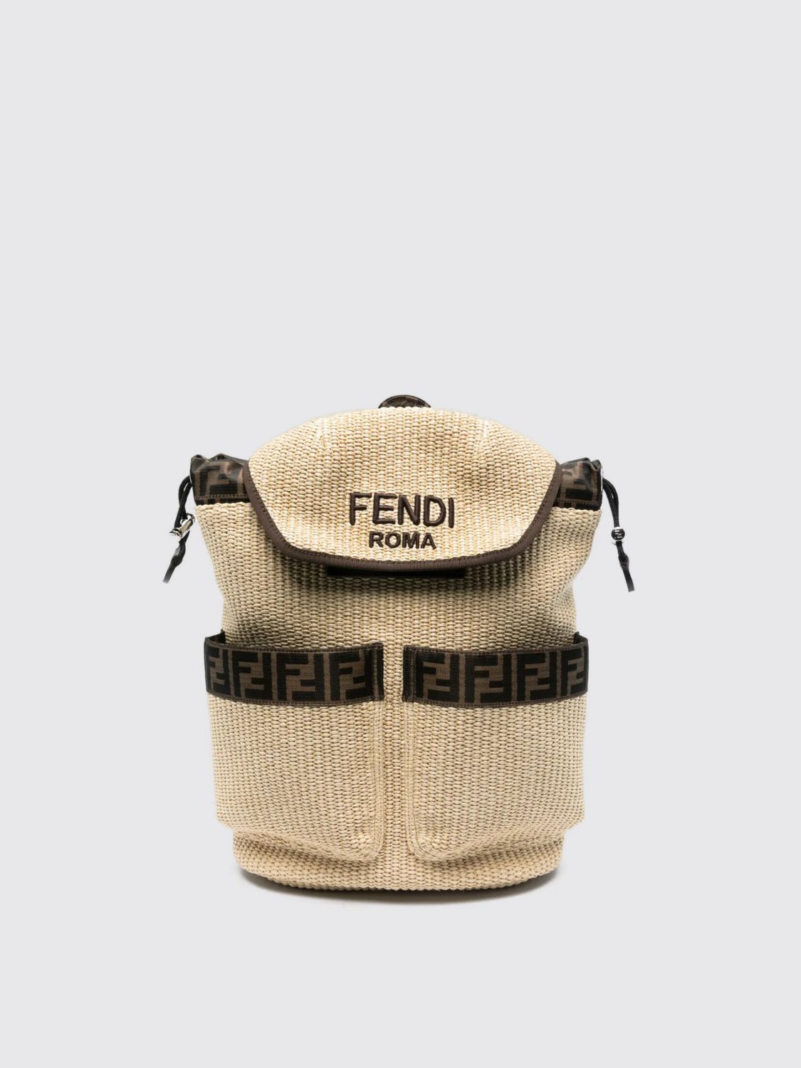 Duffel Bag FENDI Kids color Natural