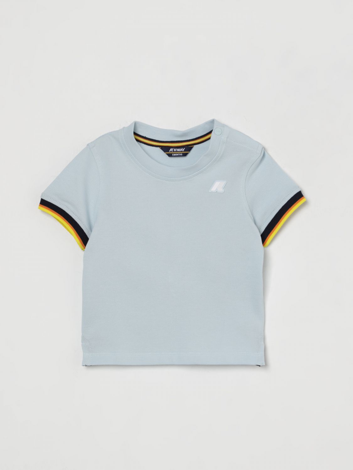 K-way T-shirt Kids Color Sky Blue In Sky Blue