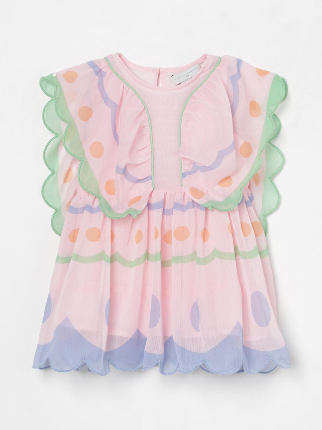 Stella Mccartney Butterfly Dress In Multicolor