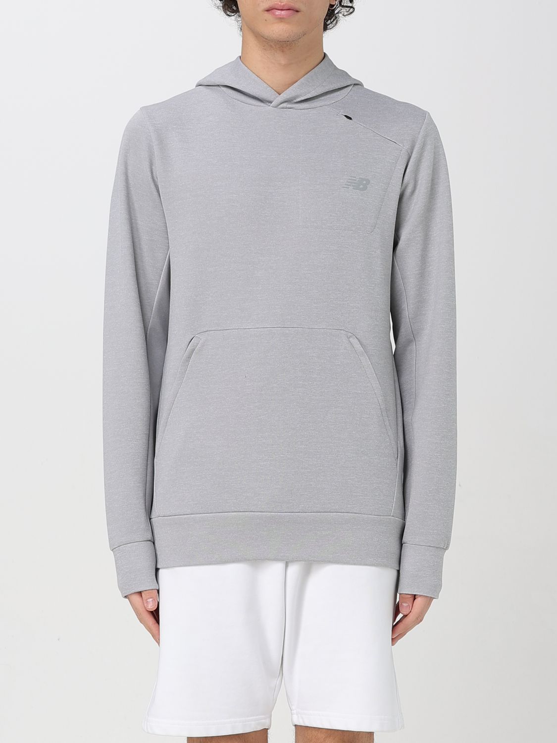 NEW BALANCE SWEATSHIRT NEW BALANCE MEN COLOR GREY G90437020