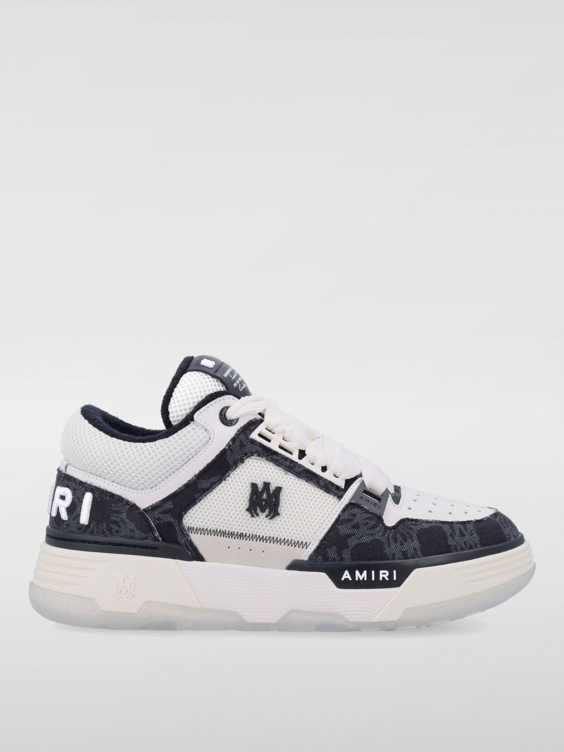 Amiri White & Navy Ma Quad Ma-1 Sneakers In Multi