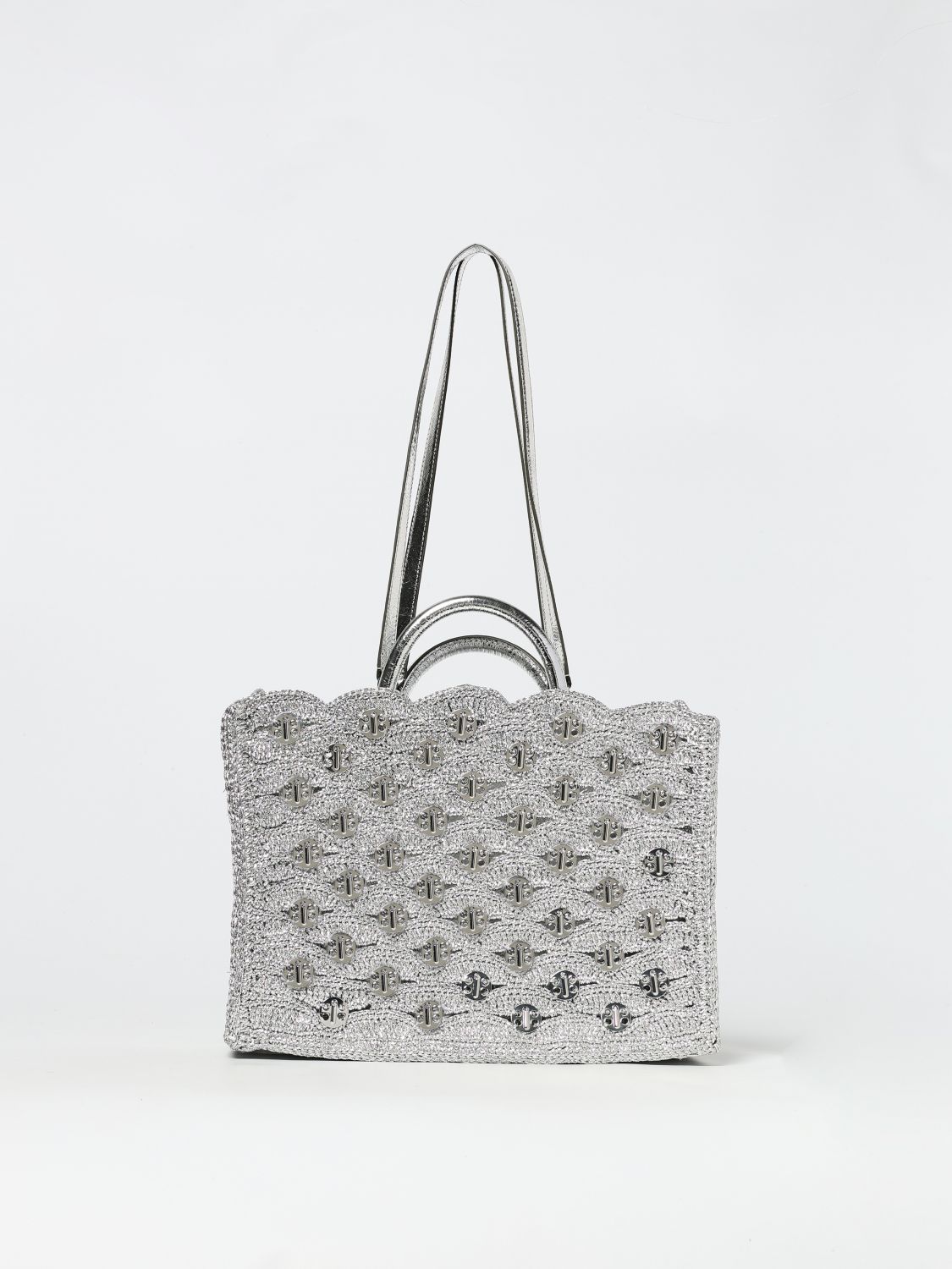 Rabanne Shoulder Bag  Woman Color Silver
