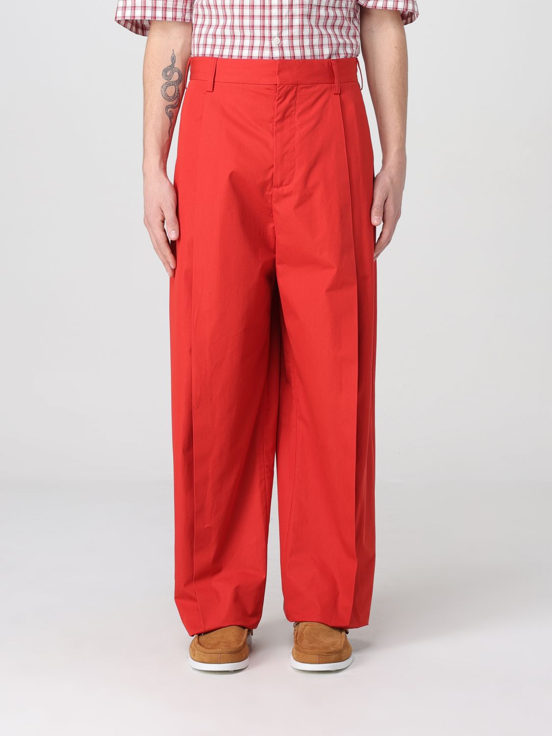 MARNI PANTS MARNI MEN COLOR RED G90554014