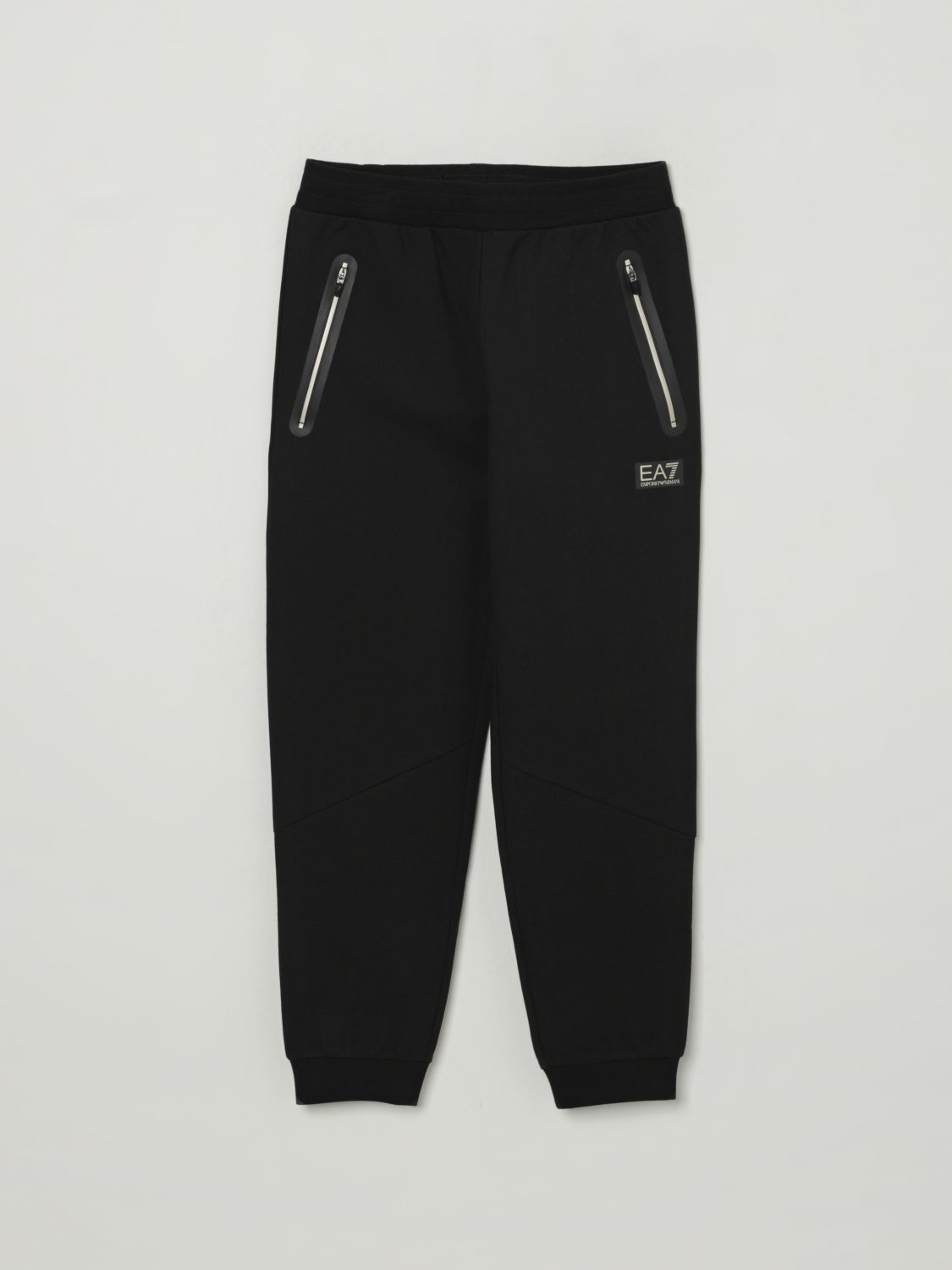 Shop Ea7 Pants Kids Color Black