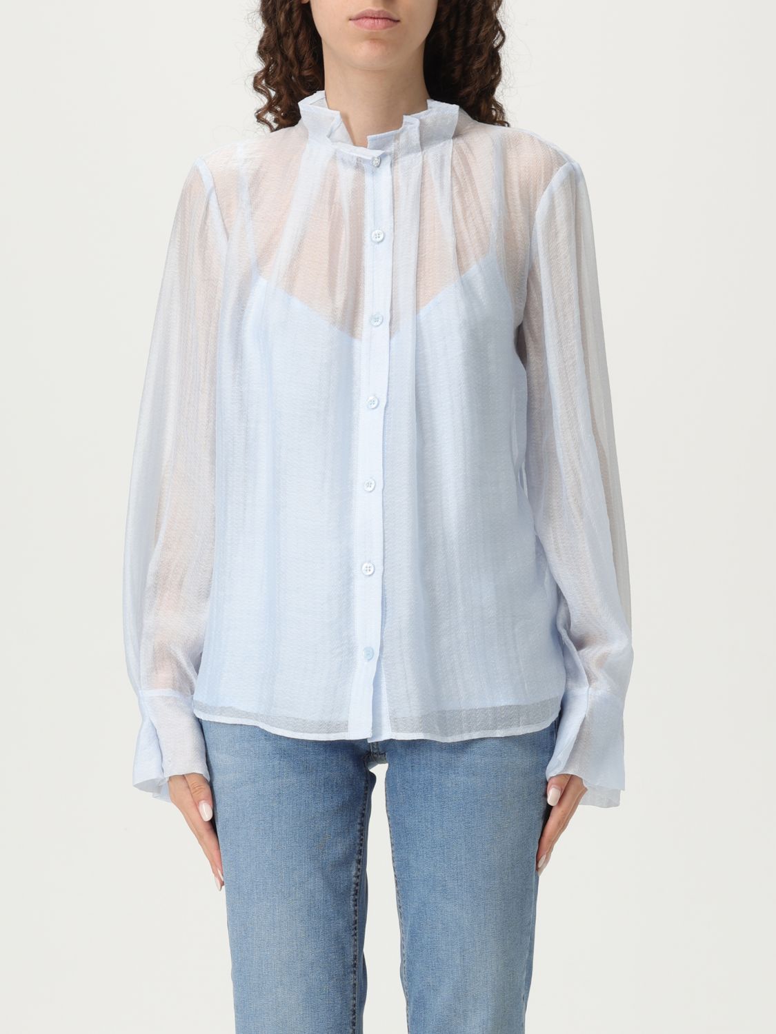 Liu •jo Shirt Liu Jo Woman Color Blue In Blue