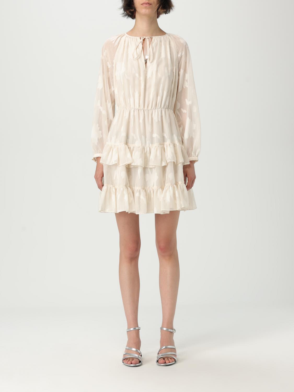 LIU •JO DRESS LIU JO WOMAN COLOR NATURAL G90718067
