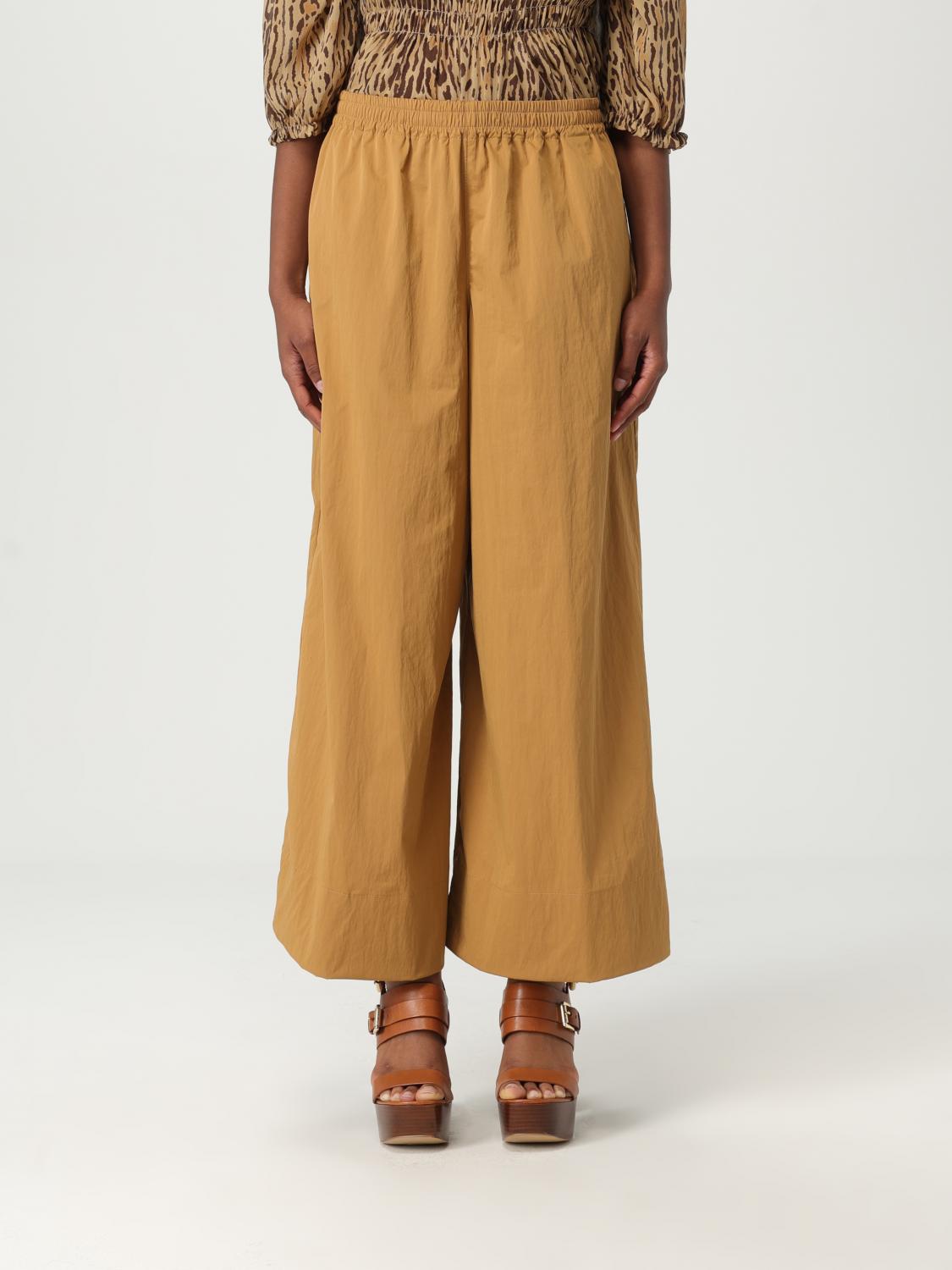 LIU •JO PANTS LIU JO WOMAN COLOR SAND G90722054