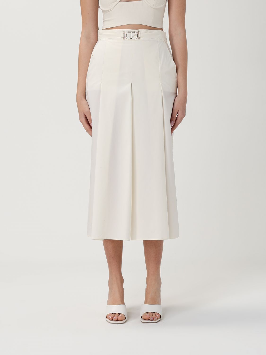 Twinset Skirt  Woman Color White