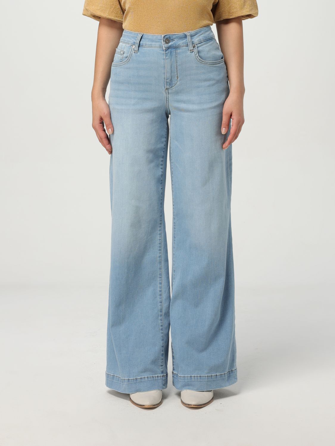 Shop Liu •jo Jeans Liu Jo Woman Color Blue