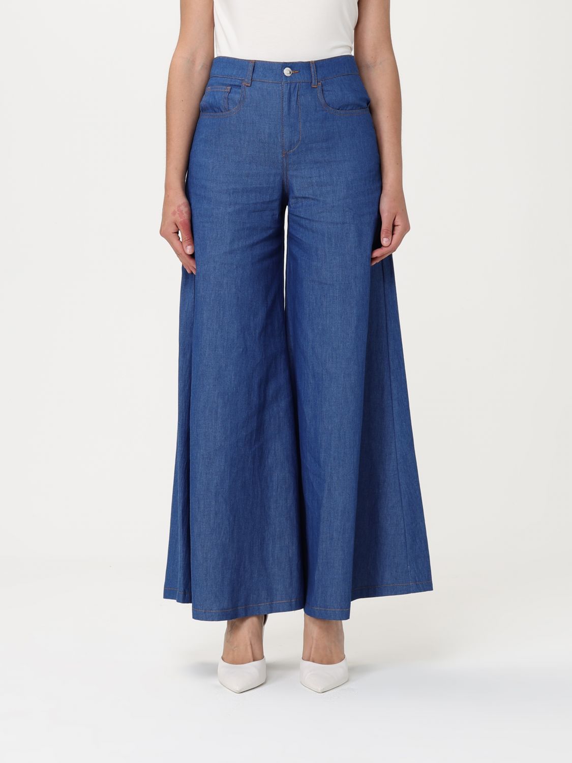 Liu •jo Pants Liu Jo Woman Color Blue