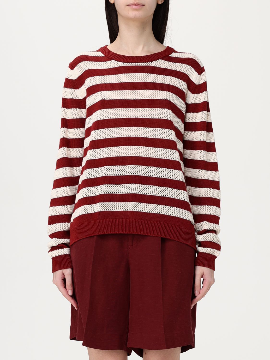 Woolrich Sweater  Woman Color Burgundy