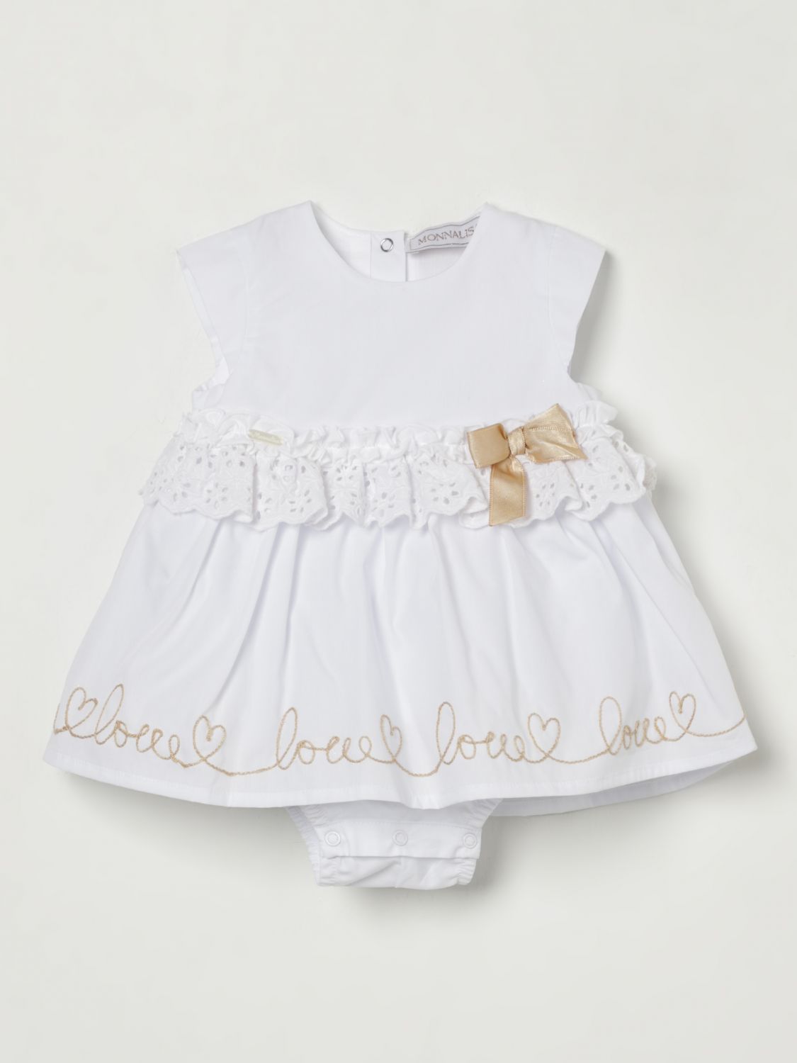 Monnalisa Abito Bambino Colore Bianco